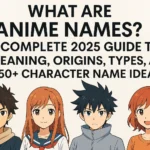 What Are Anime Names? A Complete 2025 Guide to Meaning Origins Types and 250+ Character Name Ideas