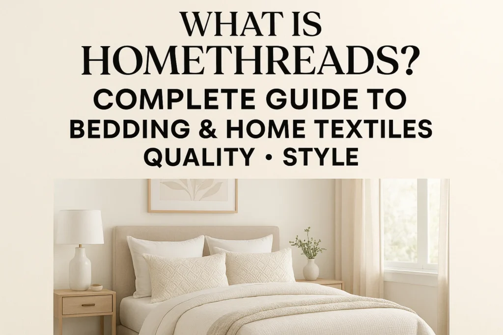 What Is HomeThreads? Complete Guide to Bedding Home Textiles Quality Style