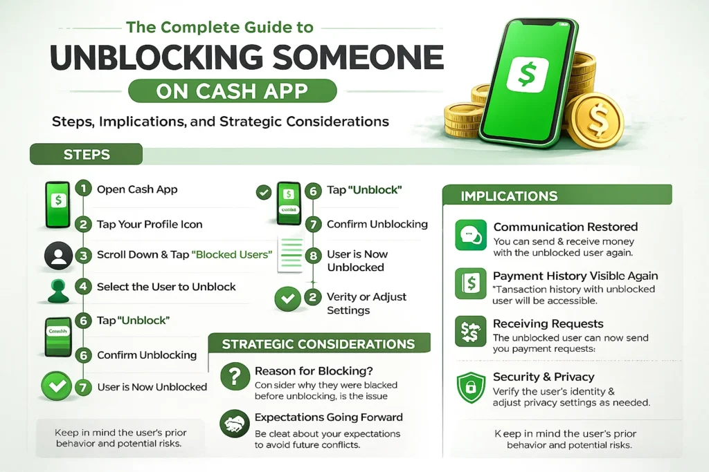 The Complete Guide to Unblocking Someone on Cash App: Steps Implications and Strategic Considerations
