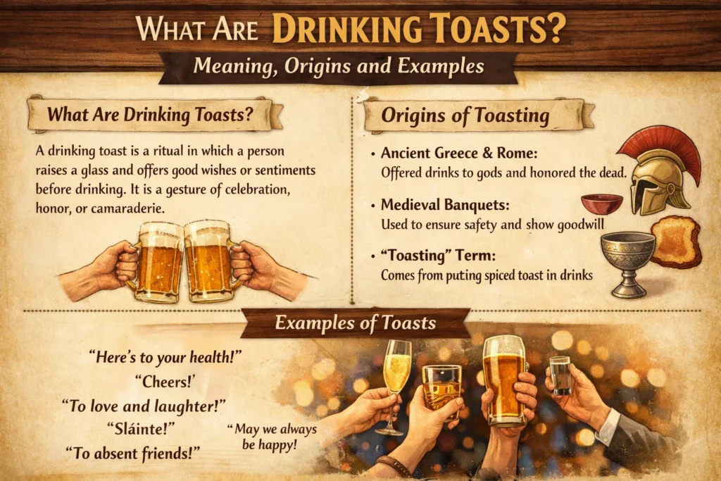 What Are Drinking Toasts? Meaning Origins and Examples