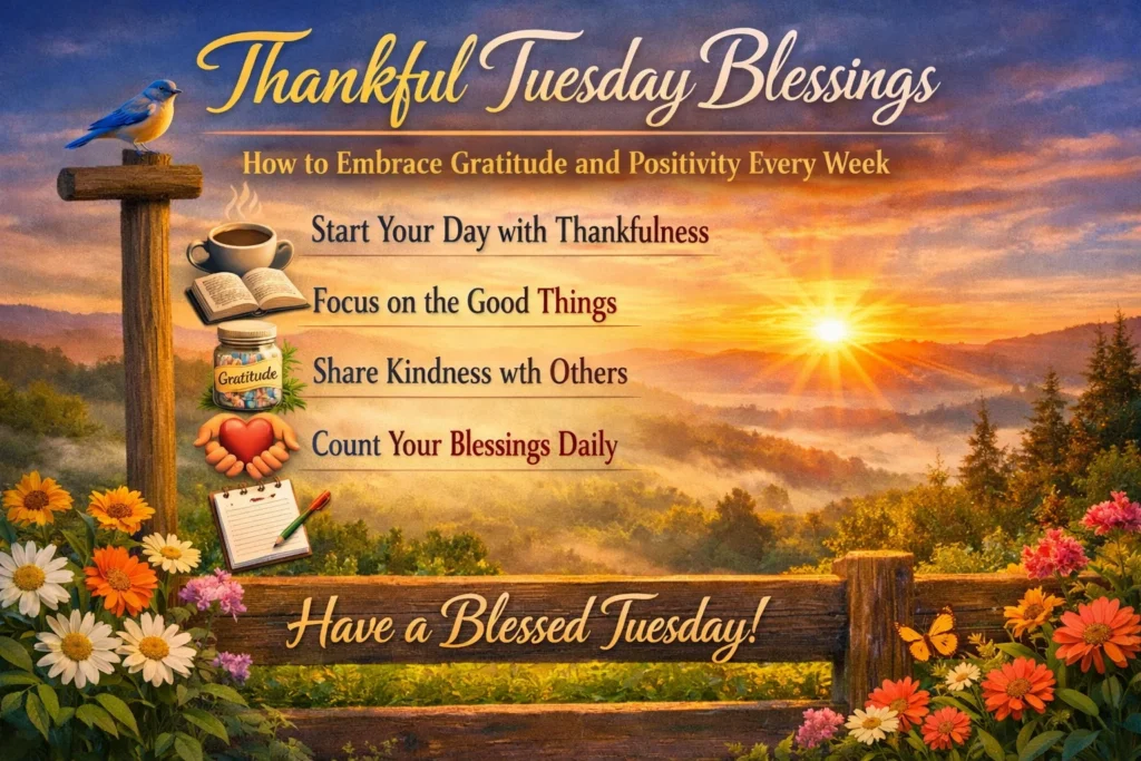 Thankful Tuesday Blessings: How to Embrace Gratitude and Positivity Every Week