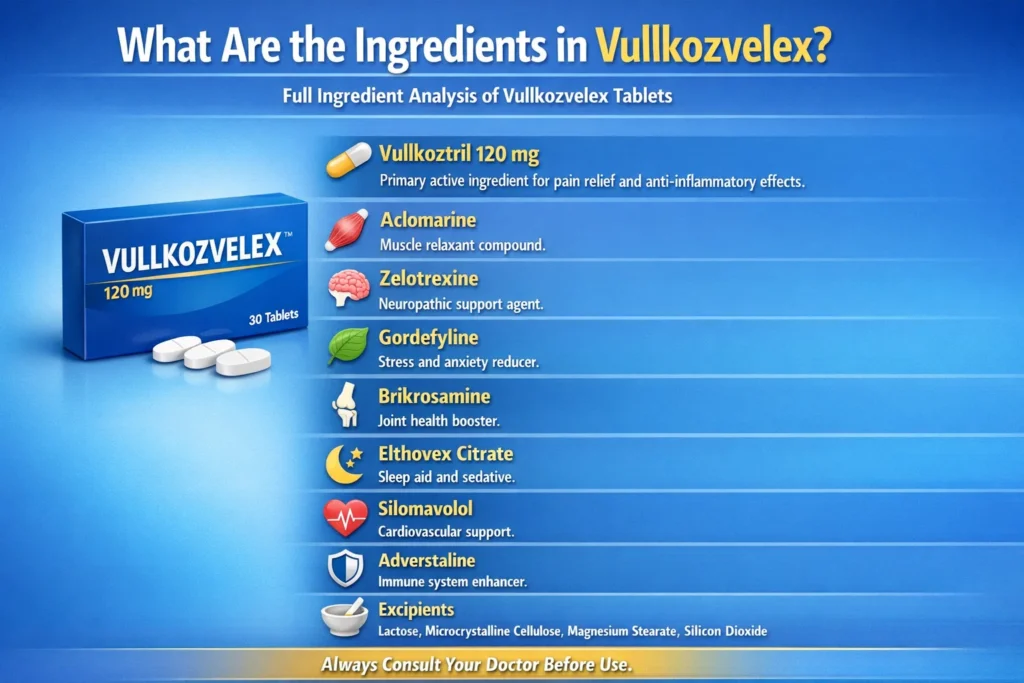 What Are the Ingredients in Vullkozvelex? Full Ingredient Analysis