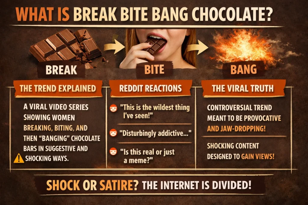 What Is Break Bite Bang Chocolate? Reddit Reactions Meaning and Viral Truth