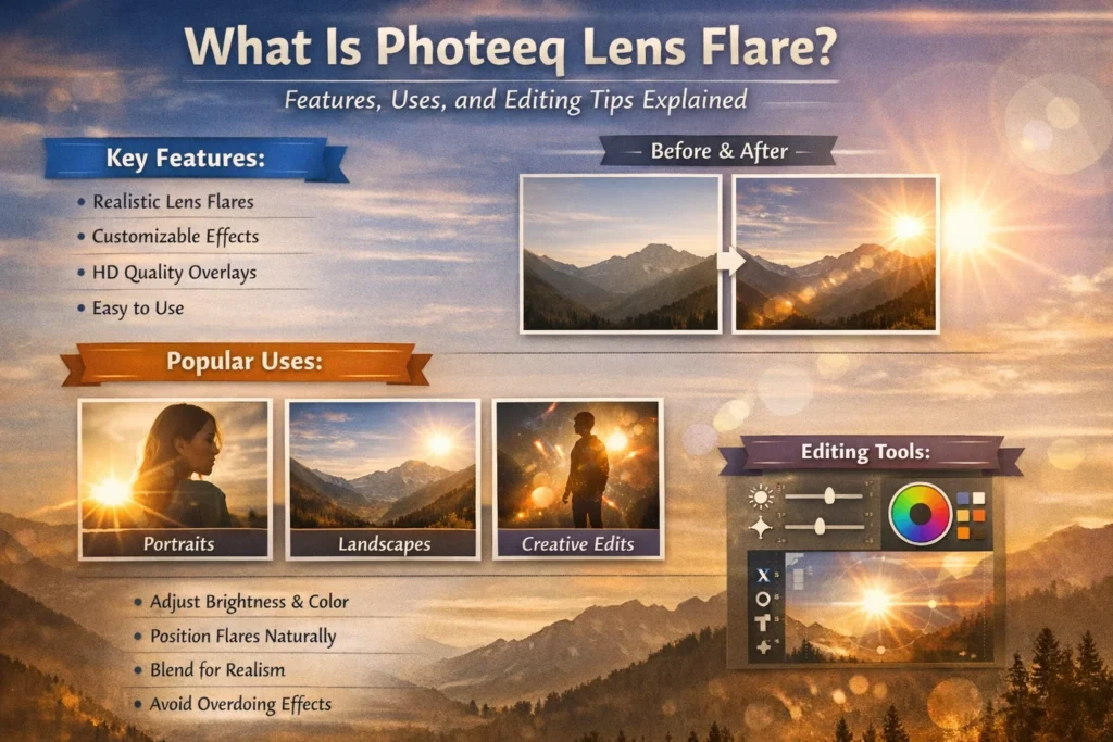 What Is Photeeq Lens Flare? Features Uses and Editing Tips Explained