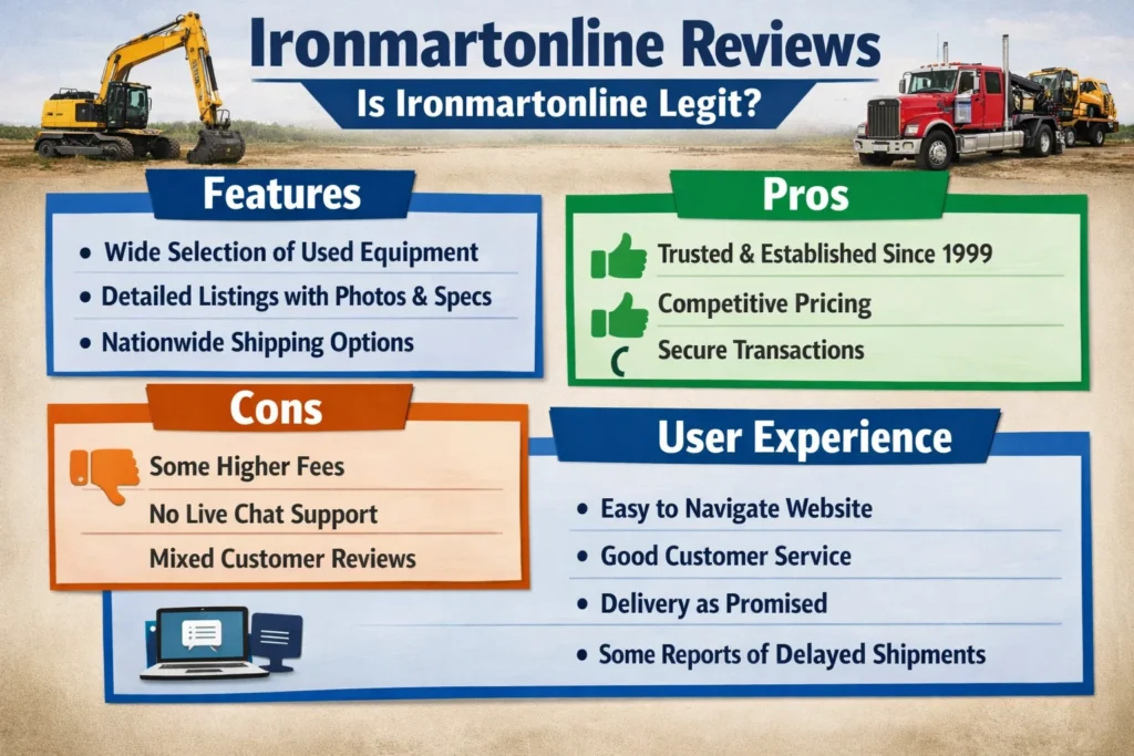 Ironmartonline Reviews: Is Ironmartonline Legit? Features Pros Cons and User Experience