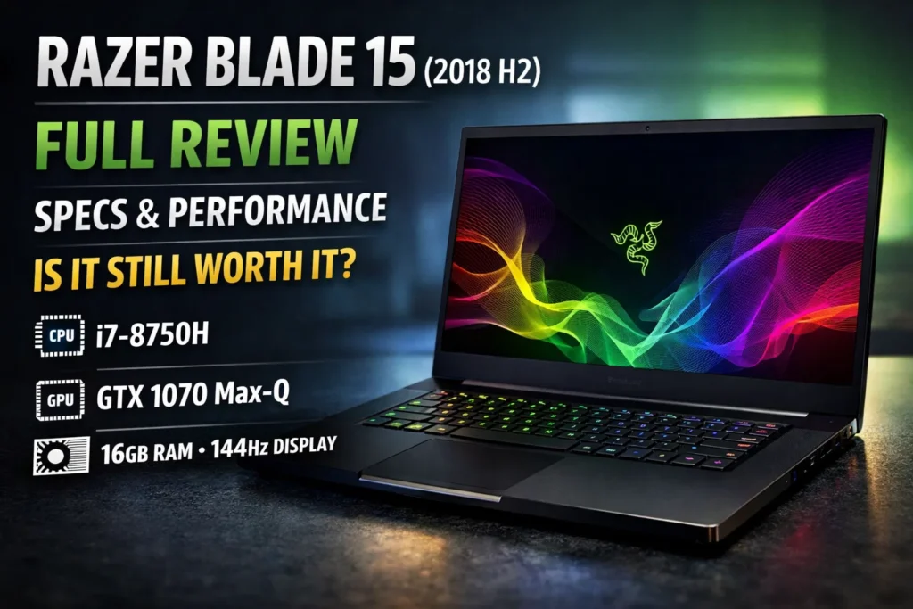 Razer Blade 15 (2018 H2): Full Review Specs Performance Is It Still Worth It