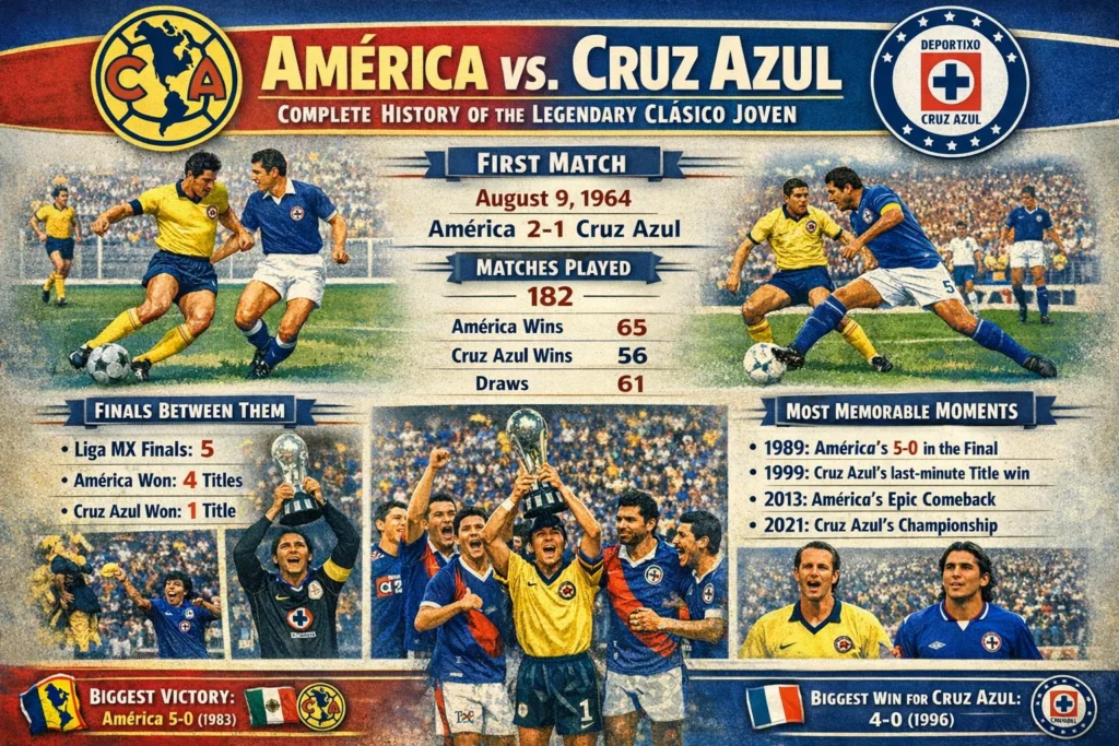 América vs. Cruz Azul: Complete History of the Legendary Clásico Joven