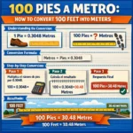 100 Pies a Metro: How to Convert 100 Feet into Meters Complete Guide