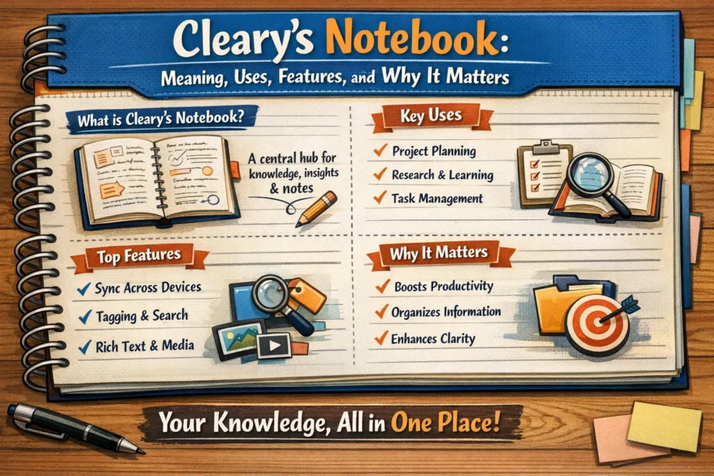 Cleary’s Notebook: Meaning Uses Features and Why It Matters