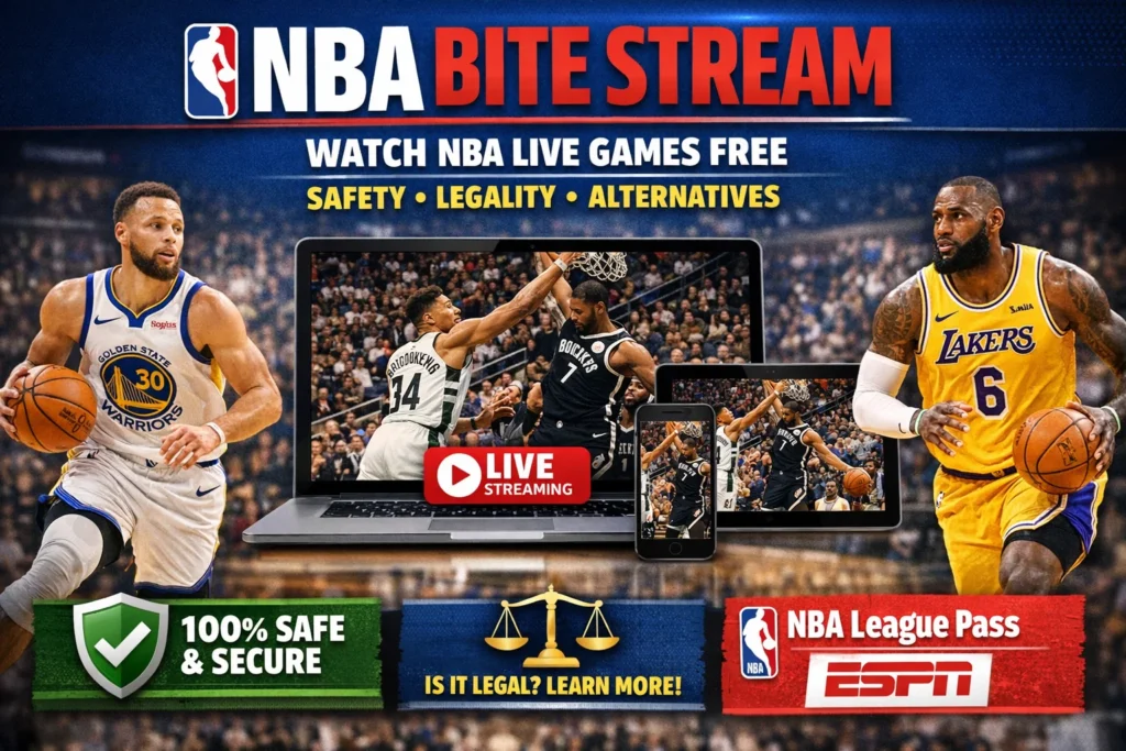 NBA Bite Stream: Watch NBA Live Games Free Safety Legality Alternatives