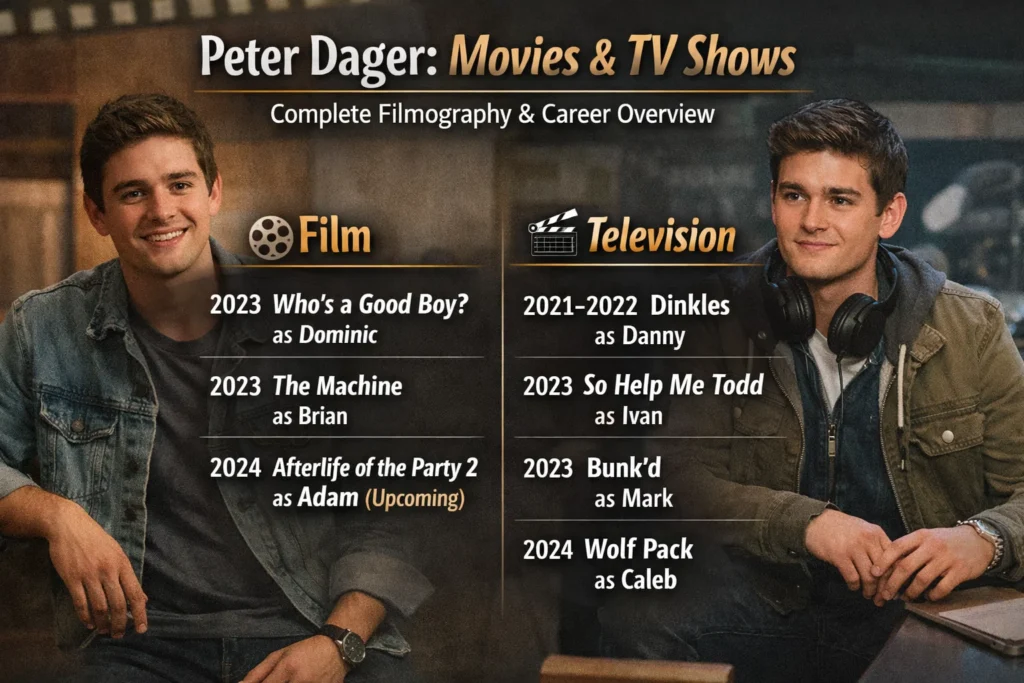 Peter Dager Movies and TV Shows: Complete Filmography and Career Overview