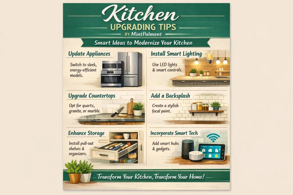 Kitchen Upgrading Tips by MintPalment: Smart Ideas to Modernize Your Kitchen