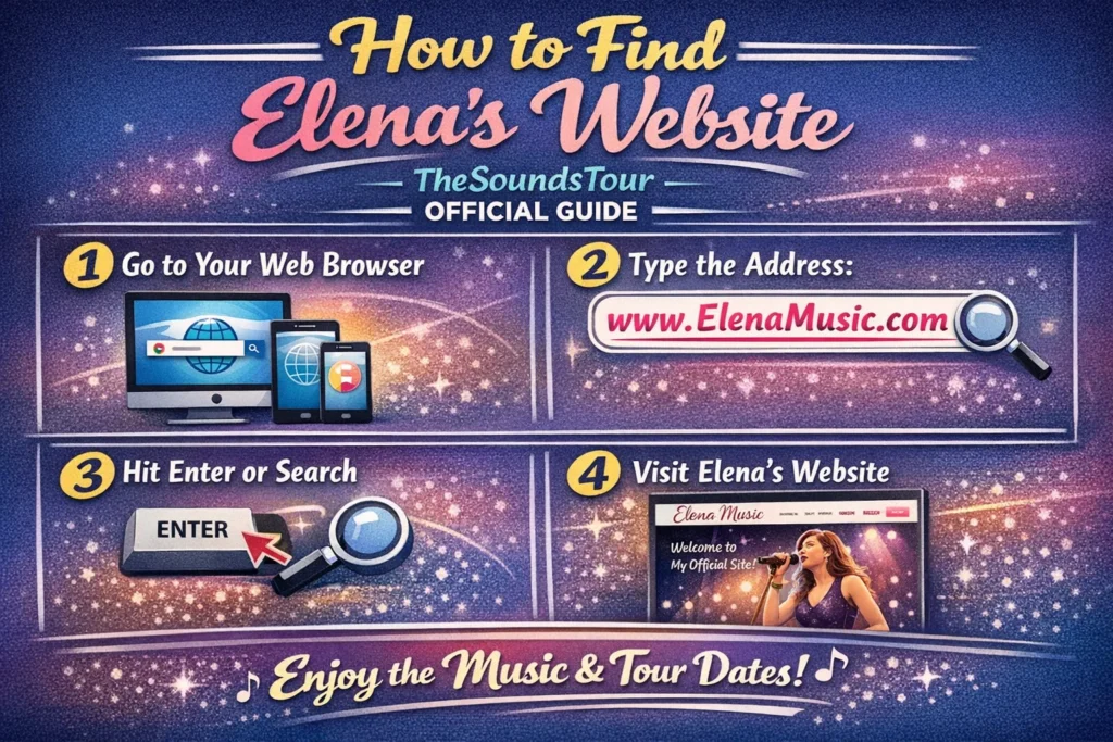 How to Find Elena’s Website TheSoundsTour Official Guide