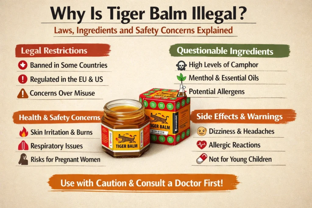 Why Is Tiger Balm Illegal? Laws Ingredients and Safety Concerns Explained