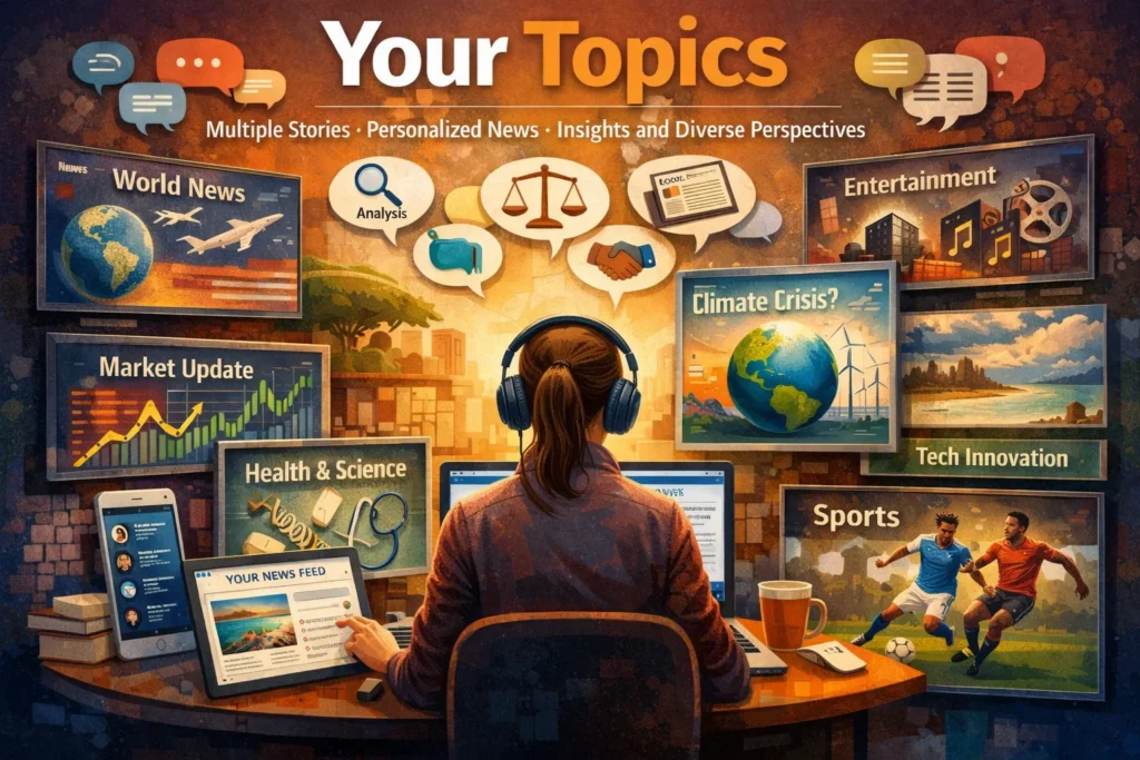 Your Topics Multiple Stories Personalized News Insights and Diverse Perspectives