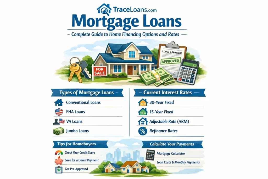 TraceLoans.com Mortgage Loans: Complete Guide to Home Financing Options and Rates