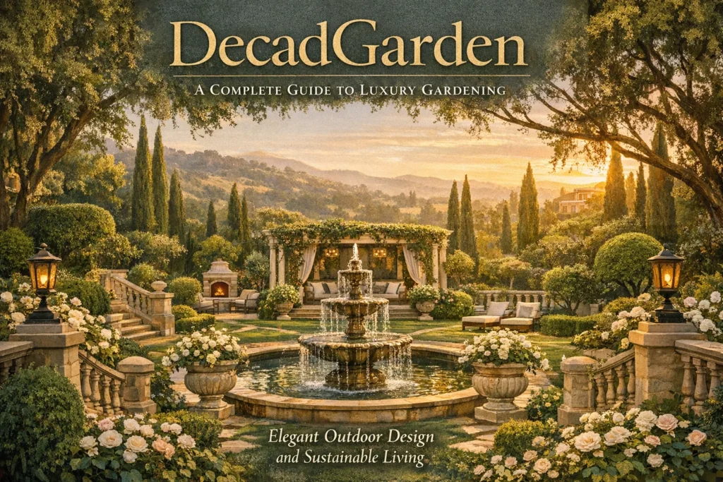 DecadGarden: A Complete Guide to Luxury Gardening Elegant Outdoor Design and Sustainable Living