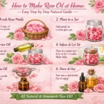 How to Make Rose Oil at Home: Easy Step by Step Natural Guide
