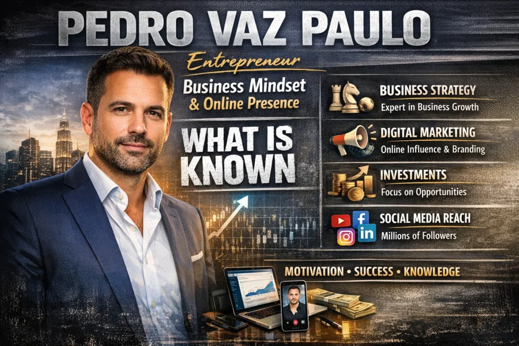 PedroVazPaulo Entrepreneur: Business Mindset Online Presence and What Is Known