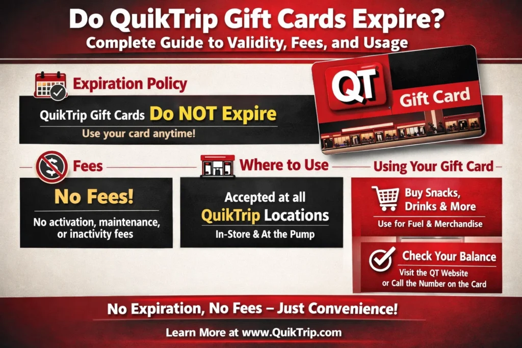 Do QuikTrip Gift Cards Expire Complete Guide to Validity Fees and Usage