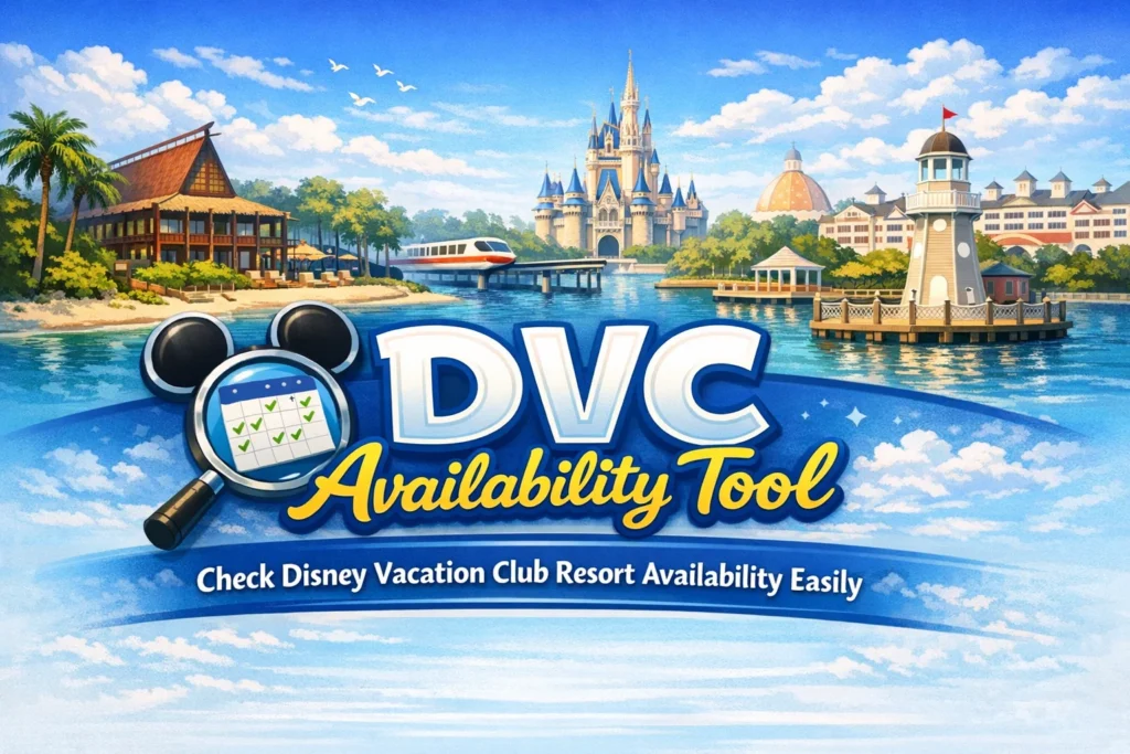 DVC Availability Tool: Check Disney Vacation Club Resort Availability Easily