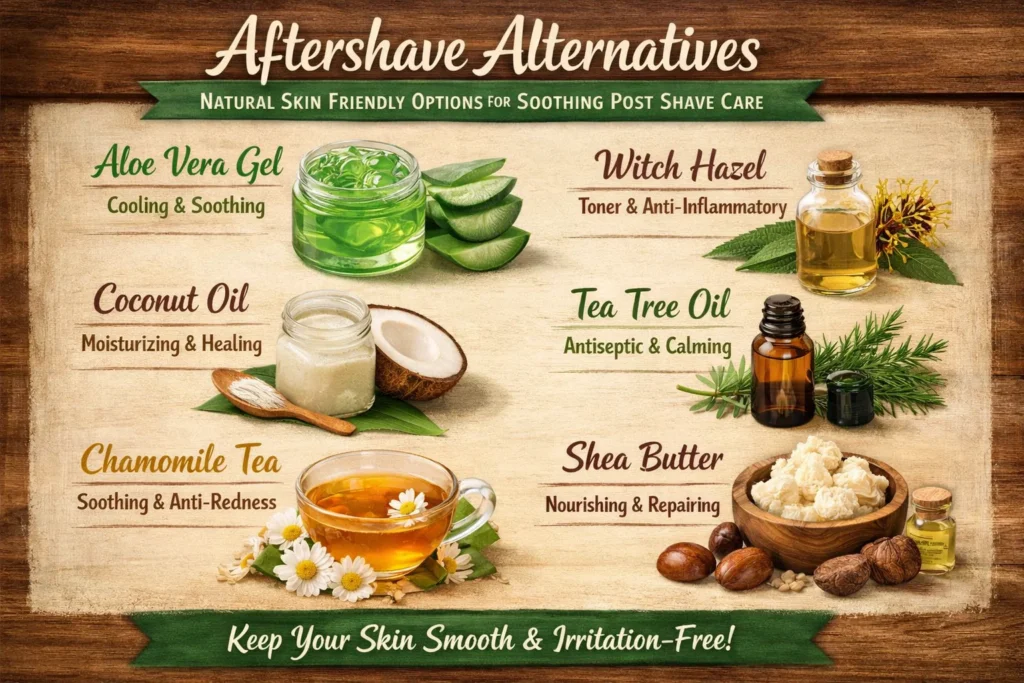Aftershave Alternatives: Natural Skin Friendly Options for Soothing Post Shave Care