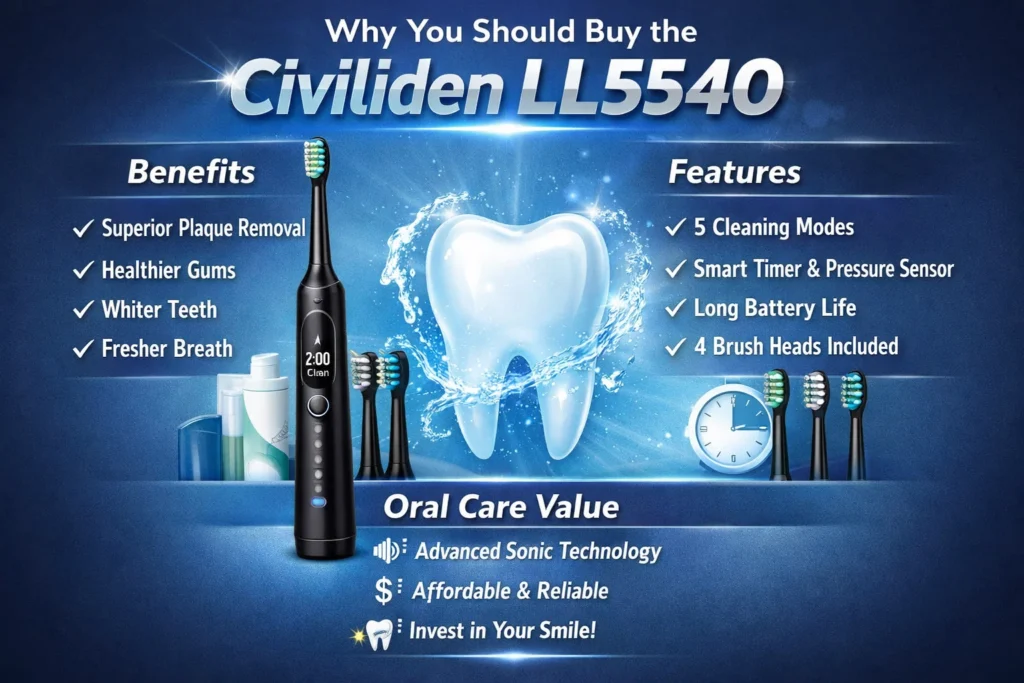 Why You Should Buy the Civiliden LL5540 Benefits Features and Oral Care Value