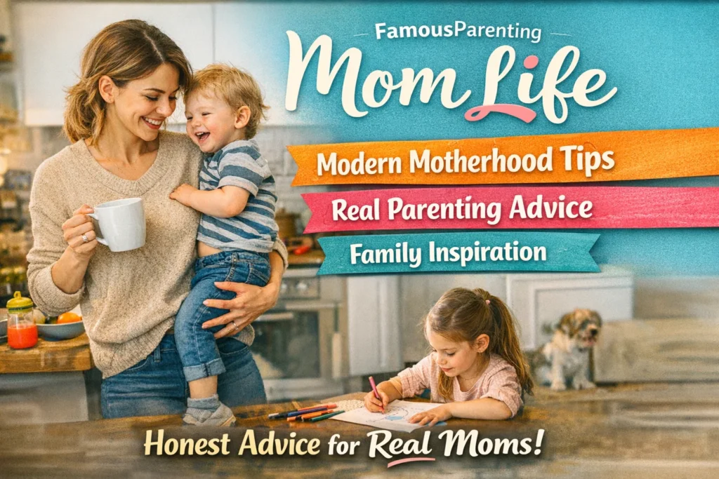 Mom Life FamousParenting Modern Motherhood Tips Real Parenting Advice and Family Inspiration