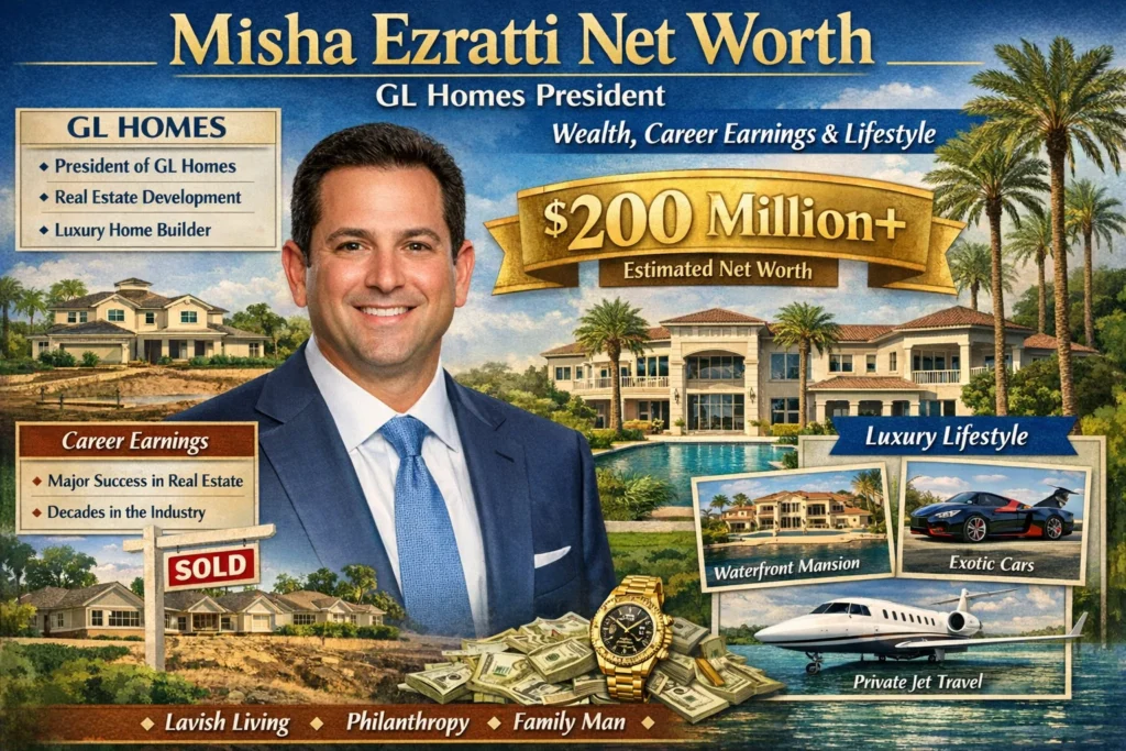 Misha Ezratti Net Worth GL Homes President Wealth Career Earnings and Lifestyle
