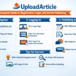 UploadArticle Account Complete Guide to Registration Login and Article Publishing