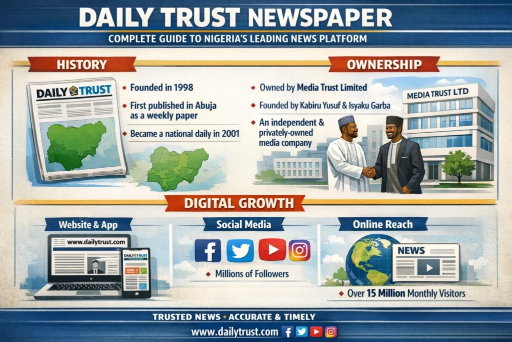 Daily Trust Newspaper Complete Guide to Nigeria’s Leading News Platform History Ownership and Digital Growth