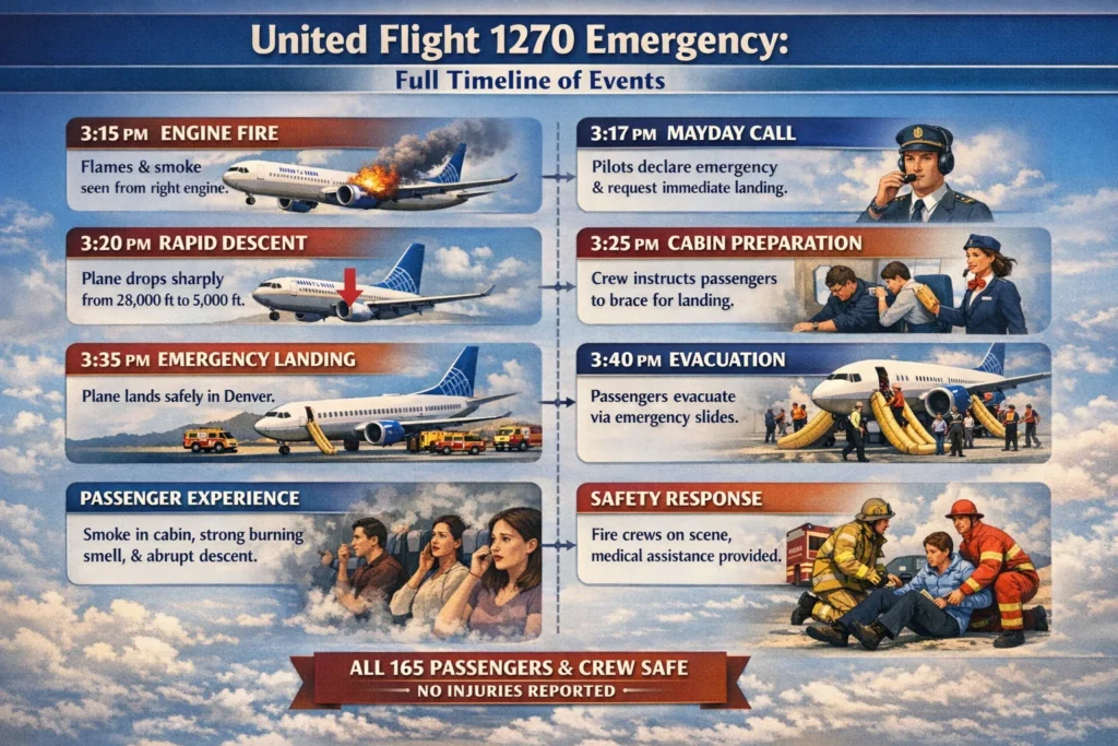 United Flight 1270 Emergency Full Timeline Causes Passenger Experience and Safety Response