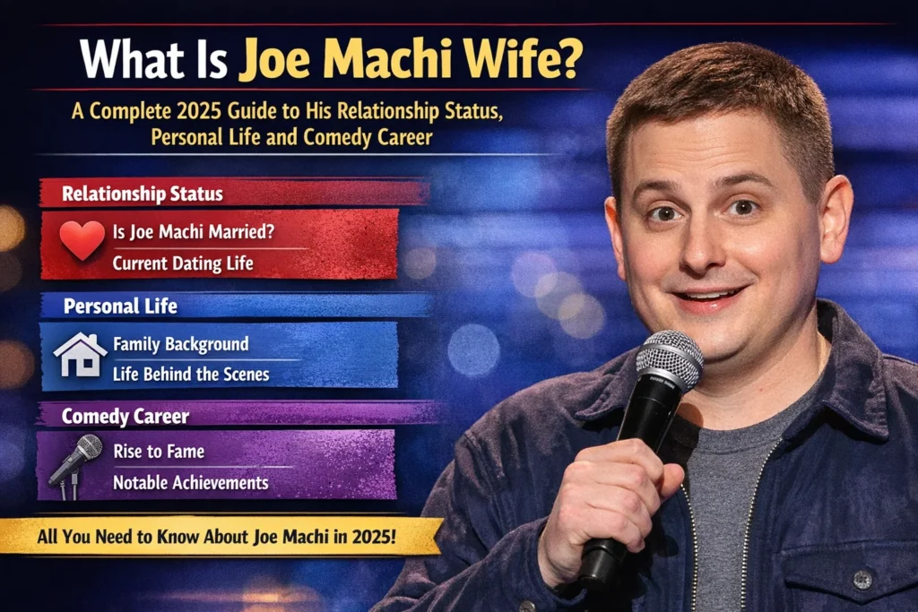 What Is Joe Machi Wife A Complete 2025 Guide to His Relationship Status Personal Life and Comedy Career