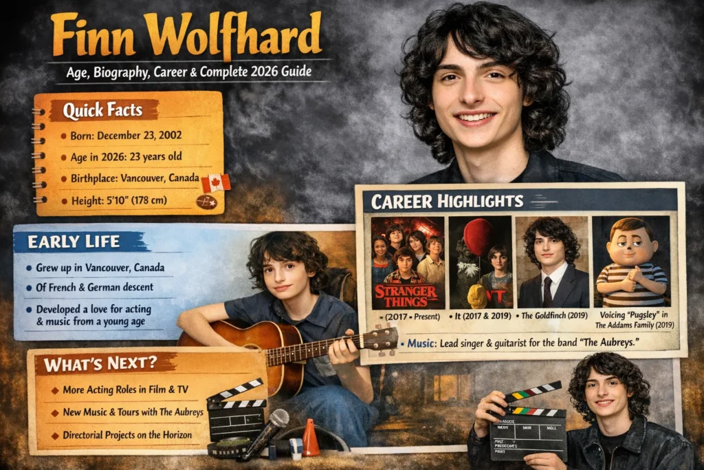 Finn Wolfhard Age Biography Career and Complete 2026 Guide