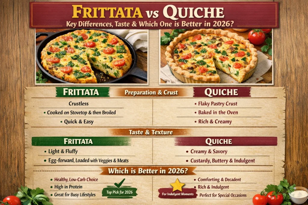 Frittata vs Quiche Key Differences Taste and Which One is Better in 2026