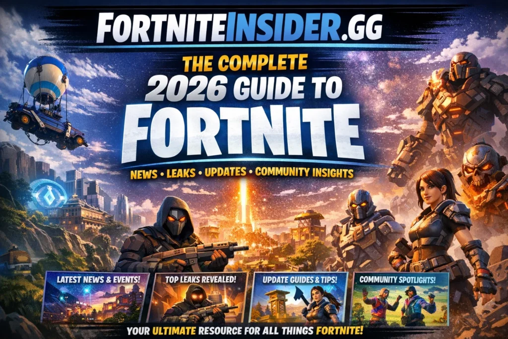 FortniteInsider.gg The Complete 2026 Guide to Fortnite News Leaks Updates and Community Insights